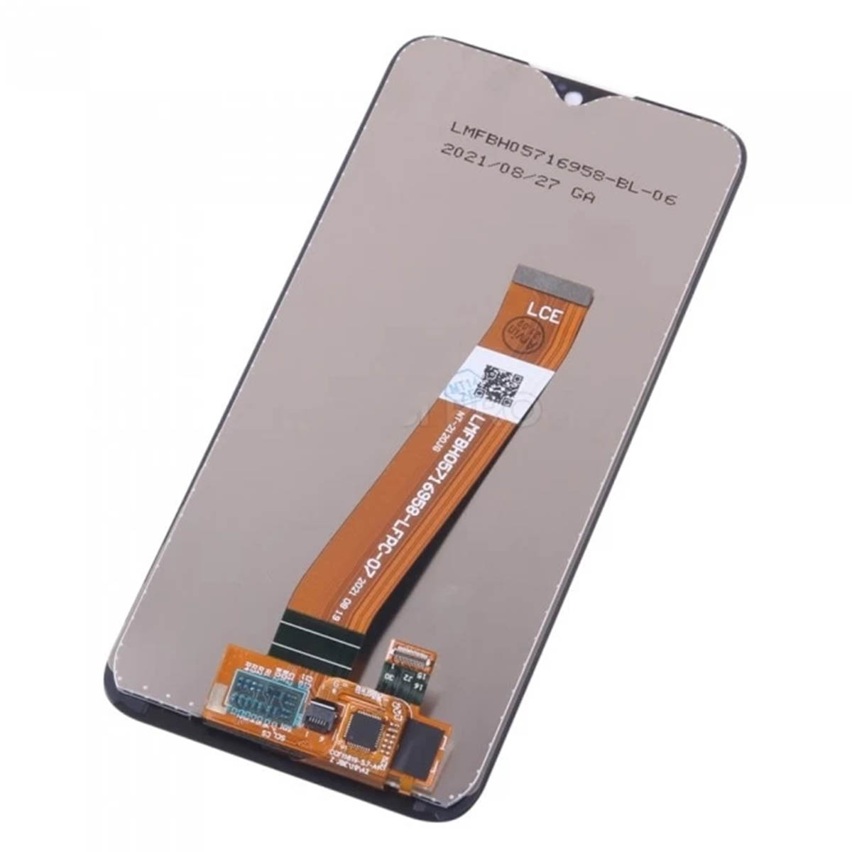 Дисплей в сборе с тачскрином для SAMSUNG Galaxy A01 (SM-A015F), узкий коннектор, цвет черный