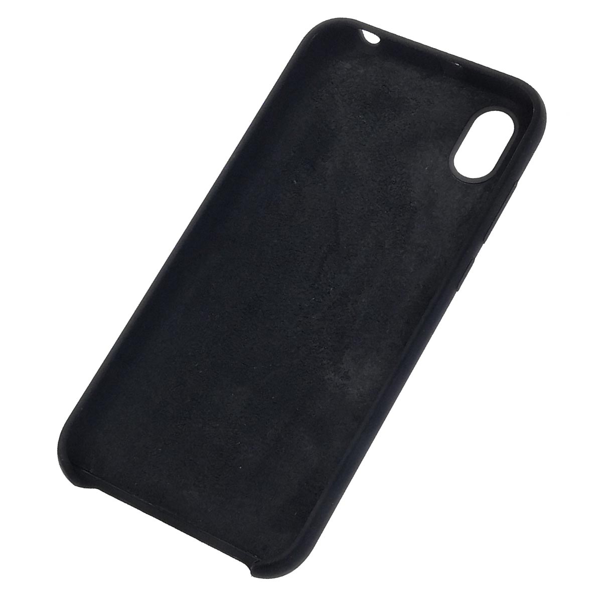 Чехол накладка Silicon Cover для HUAWEI Honor 8S, Y5 2019, силикон, бархат, цвет черный