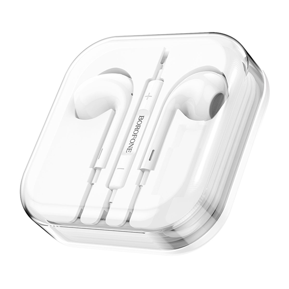 Гарнитура (наушники с микрофоном) проводная, BOROFONE BM30 Max Acoustic, цвет белый Гарнитура (наушники с микрофоном) проводная, BOROFONE BM30 Max Acoustic, цвет белый
