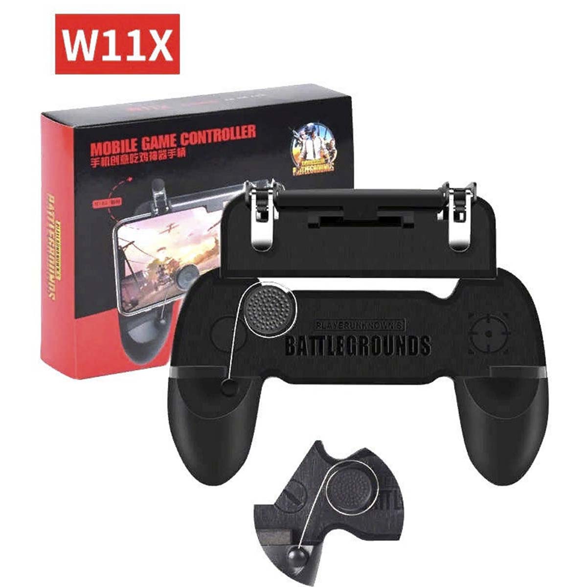Триггер W11X PUBG, Fortnite, COD, GAMEPAD джойстик для смартфона универсальный | Последняя цена