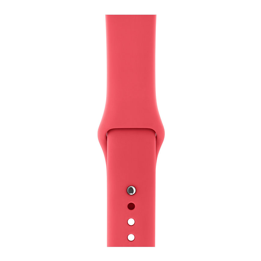 Ремешок для Apple Watch спортивный "Sport", размер 42-44 mm, цвет питайя.