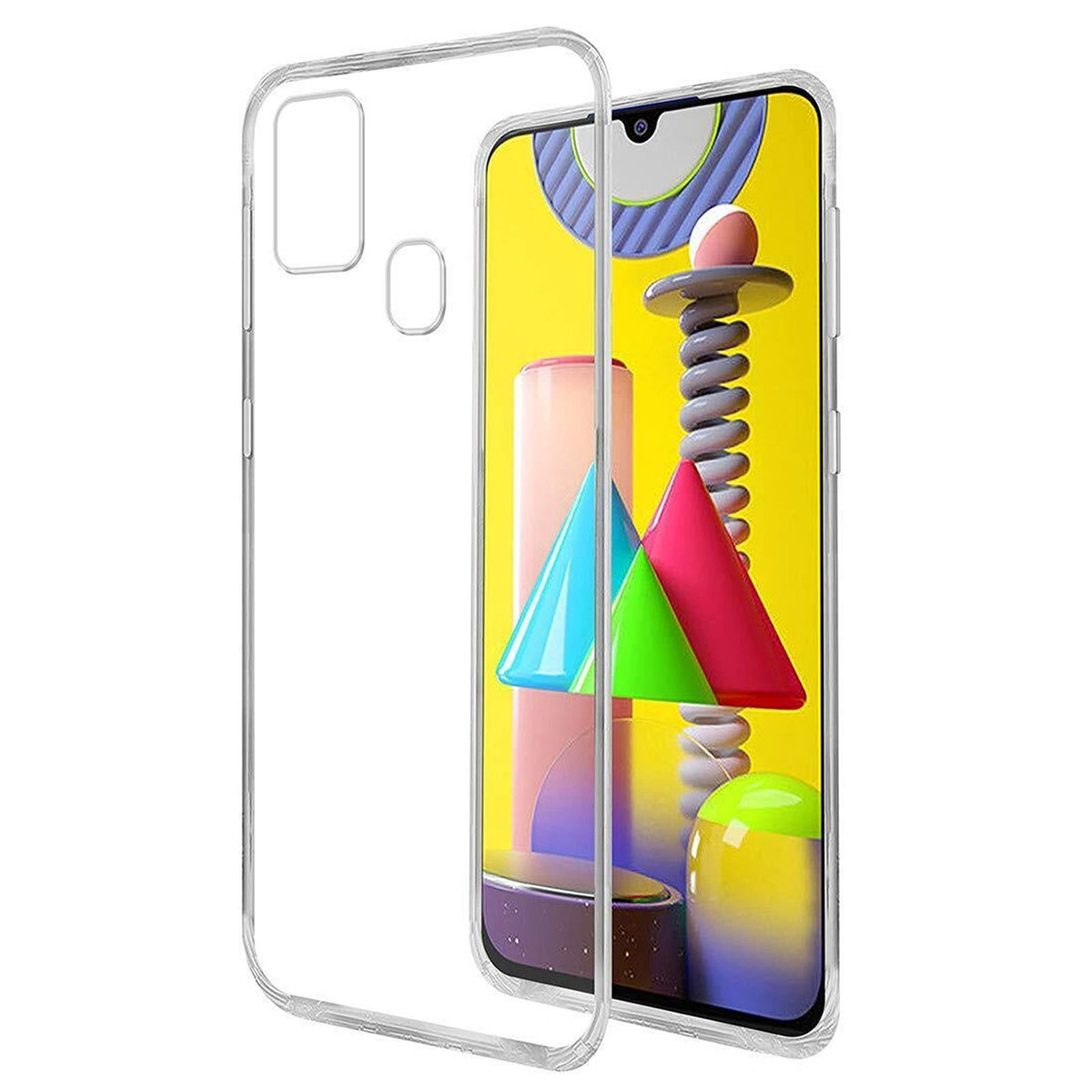 Чехол накладка TPU CASE для SAMSUNG Galaxy M30s (SM-M307F), M21 (SM-M215), M31 (SM-M315), M31 Prime, M21s, F41 (SM-F415F), силикон, цвет прозрачный