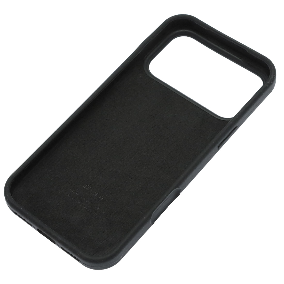 Чехол накладка Silicone Case для Apple iPhone 17 Pro Max, бархатная подложка, цвет черный