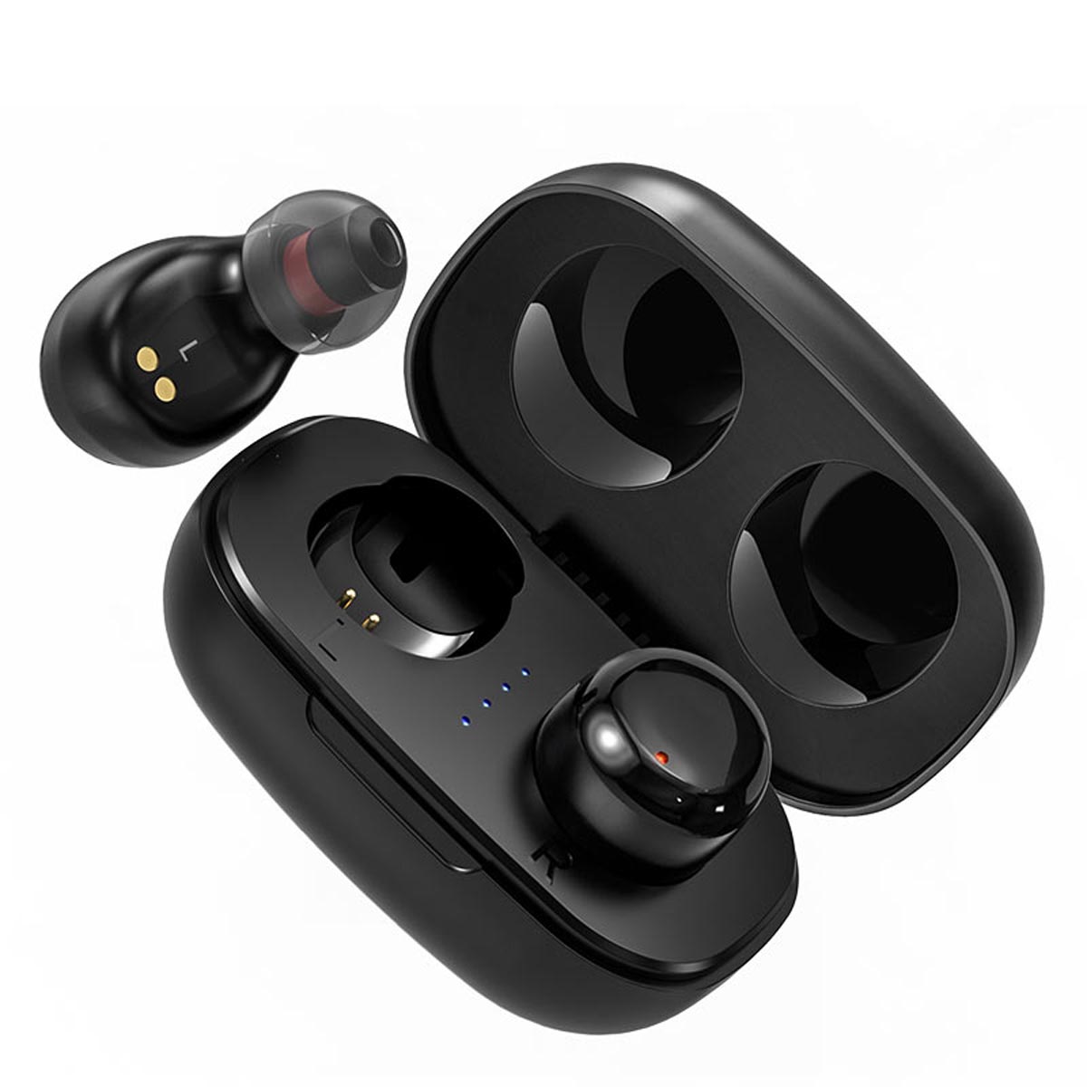 Гарнитура (наушники с микрофоном) беспроводная, BOROFONE BE35 Agreeable TWS, Bluetooth 5.0, цвет черный