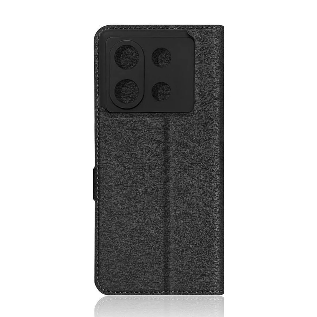 Чехол книжка для INFINIX ZERO 30 5G, экокожа, визитница, цвет черный