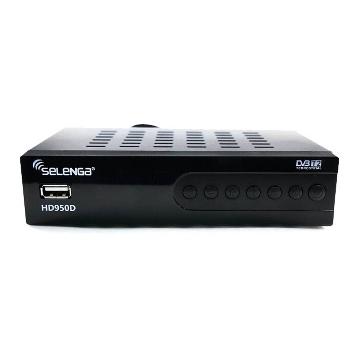 Цифровой эфирный приёмник, ТВ приставка SELENGA HD950D, DVB-T2, DVB-С, цвет черный