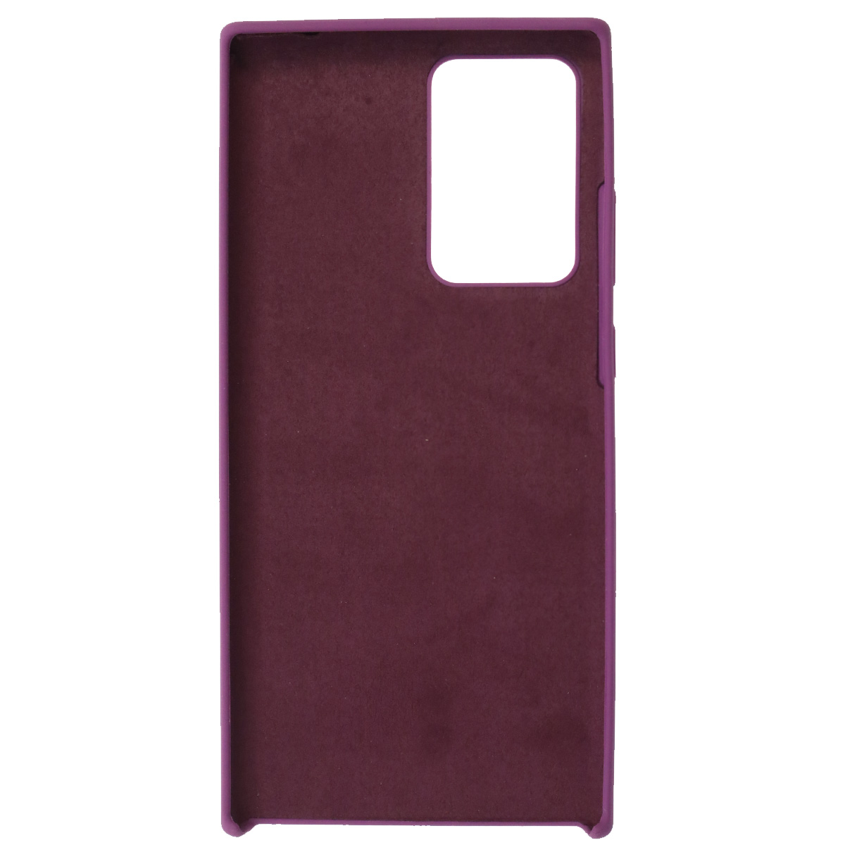 Чехол накладка Silicon Cover для SAMSUNG Galaxy Note 20 Ultra (SM-N9860), силикон, бархат, цвет фиолетовый