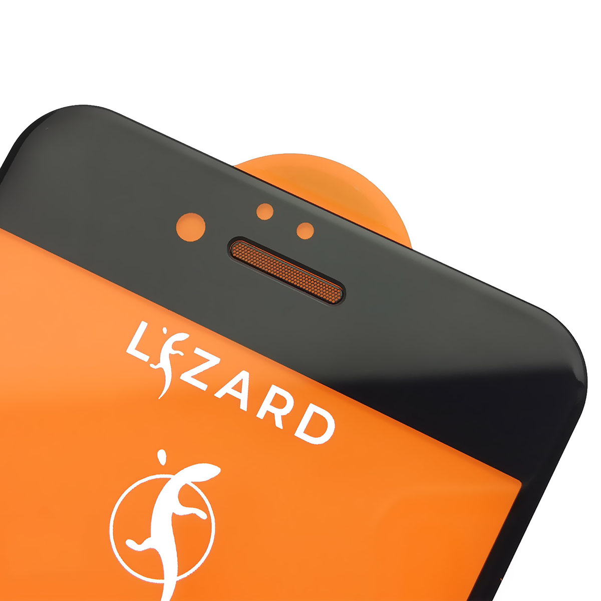 Защитное стекло 9D Lizard для APPLE iPhone 6, iPhone 6S, с сеточкой на динамике, цвет черный Защитное стекло 9D Lizard для APPLE iPhone 6, iPhone 6S, с сеточкой на динамике, цвет черный