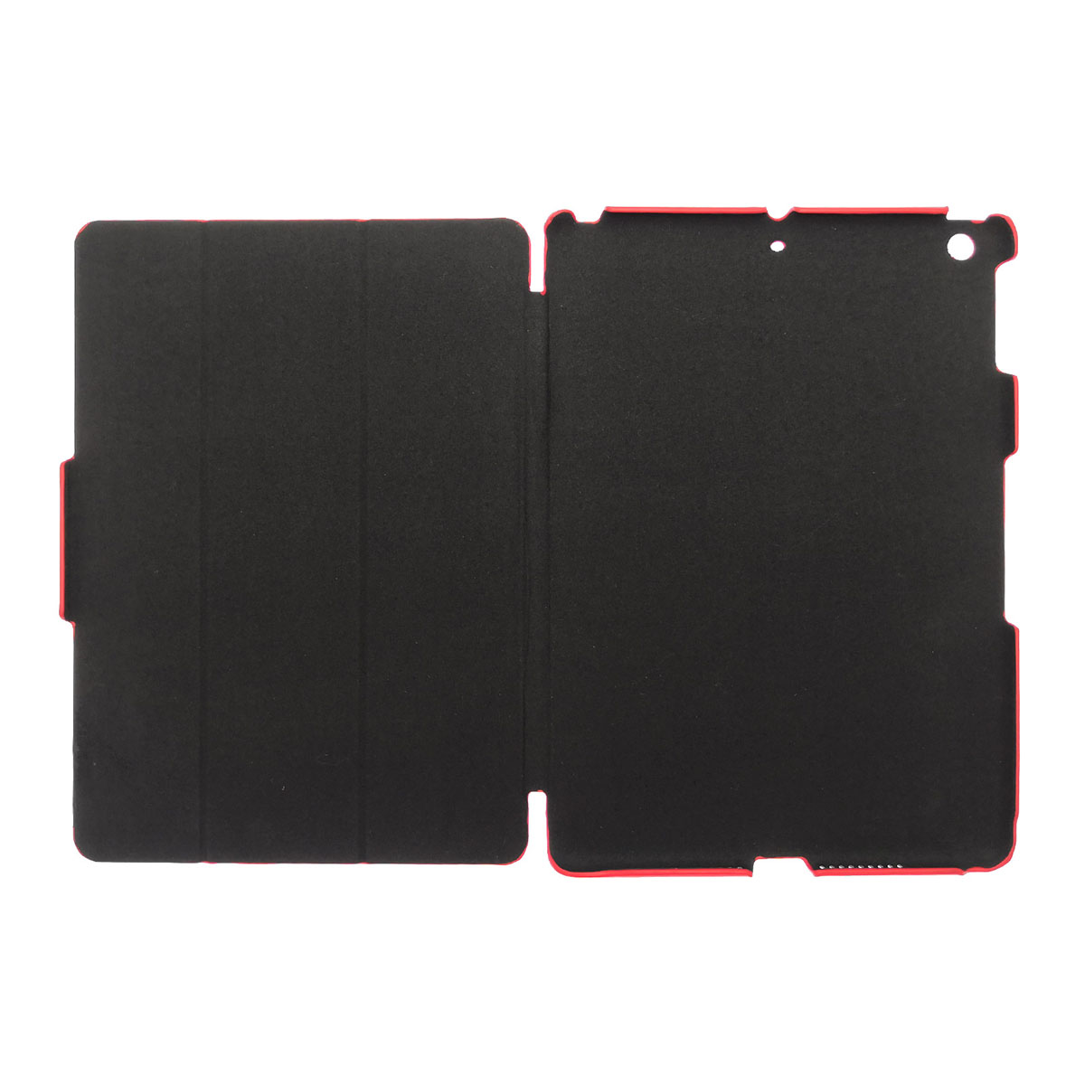 Чехол книжка для APPLE iPad Air, iPad 5, экокожа, цвет красный.