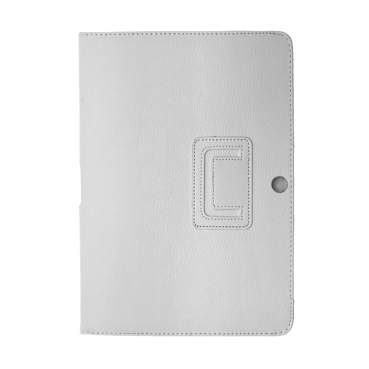 Чехол книжка для SAMSUNG Galaxy Tab 2 10.1 (P5100, P5110), экокожа, цвет белый.