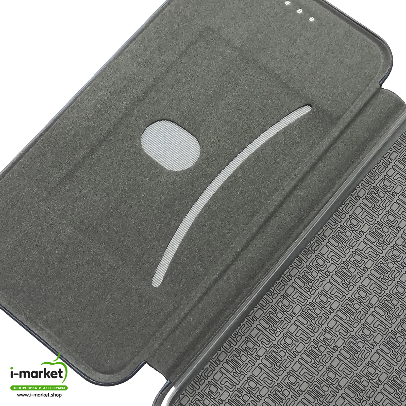 Чехол книжка STYLISH для HUAWEI P40 Lite, Nova 6 SE, Nova 7i, экокожа, визитница, цвет темно синий.