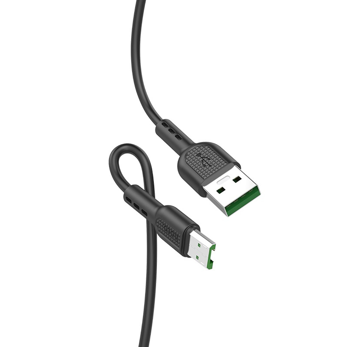 Кабель HOCO X33 Surge Micro USB 7 pin, 4А, VOOC, длина 1 метр, цвет черный