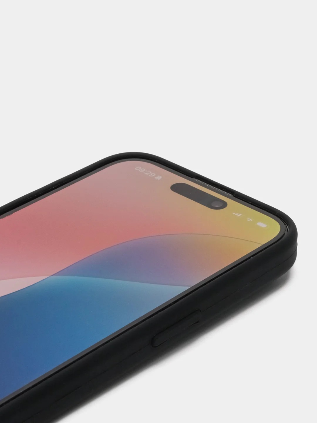 Чехол накладка Silicone Case для APPLE iPhone 16 Pro Max, L-ogo, защита камеры, бархатная подложка, цвет черный