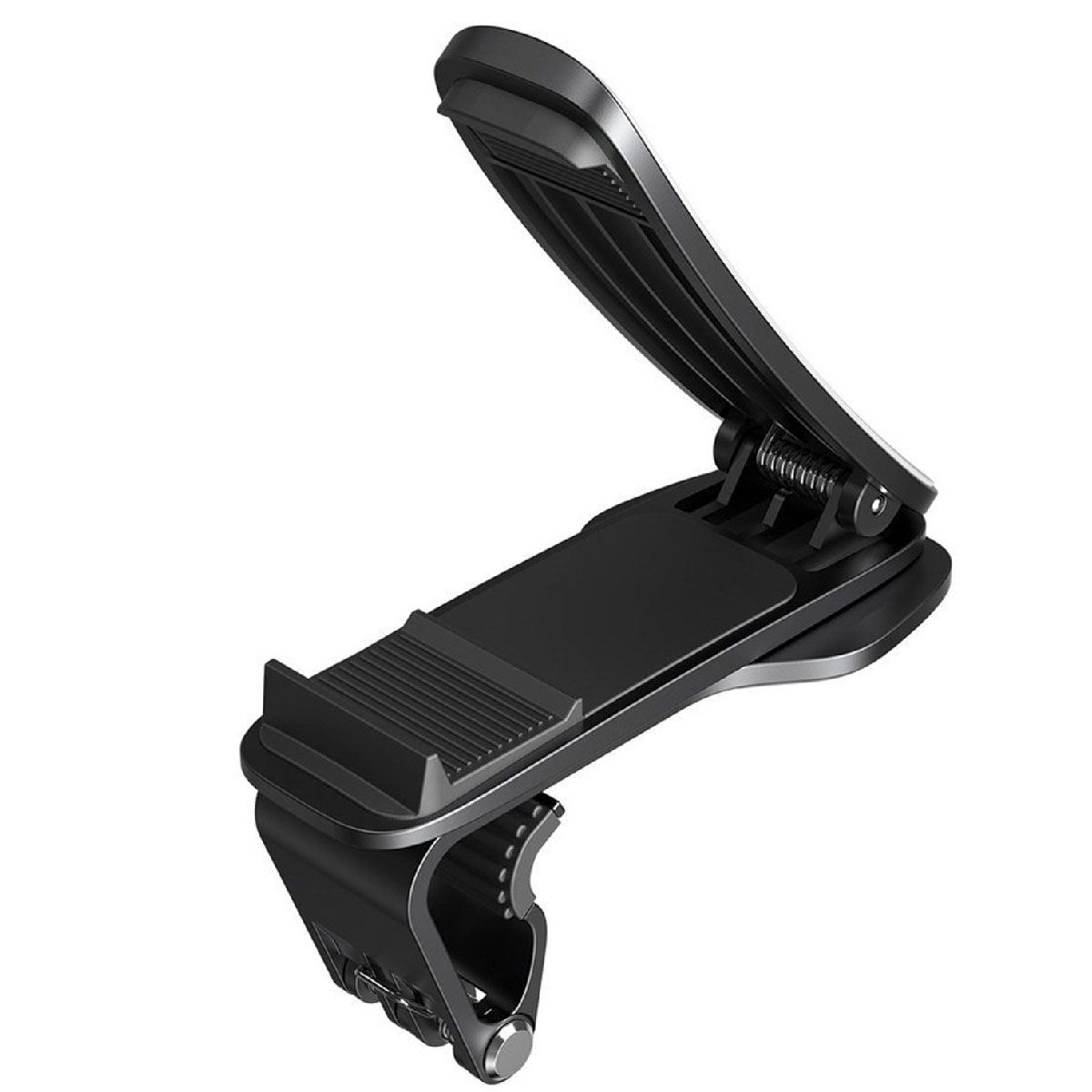 Автомобильный держатель BASEUS SUDZ-A0S Big Mouth Pro Car Mount, прищепка на торпеду, цвет серебристо черный.
