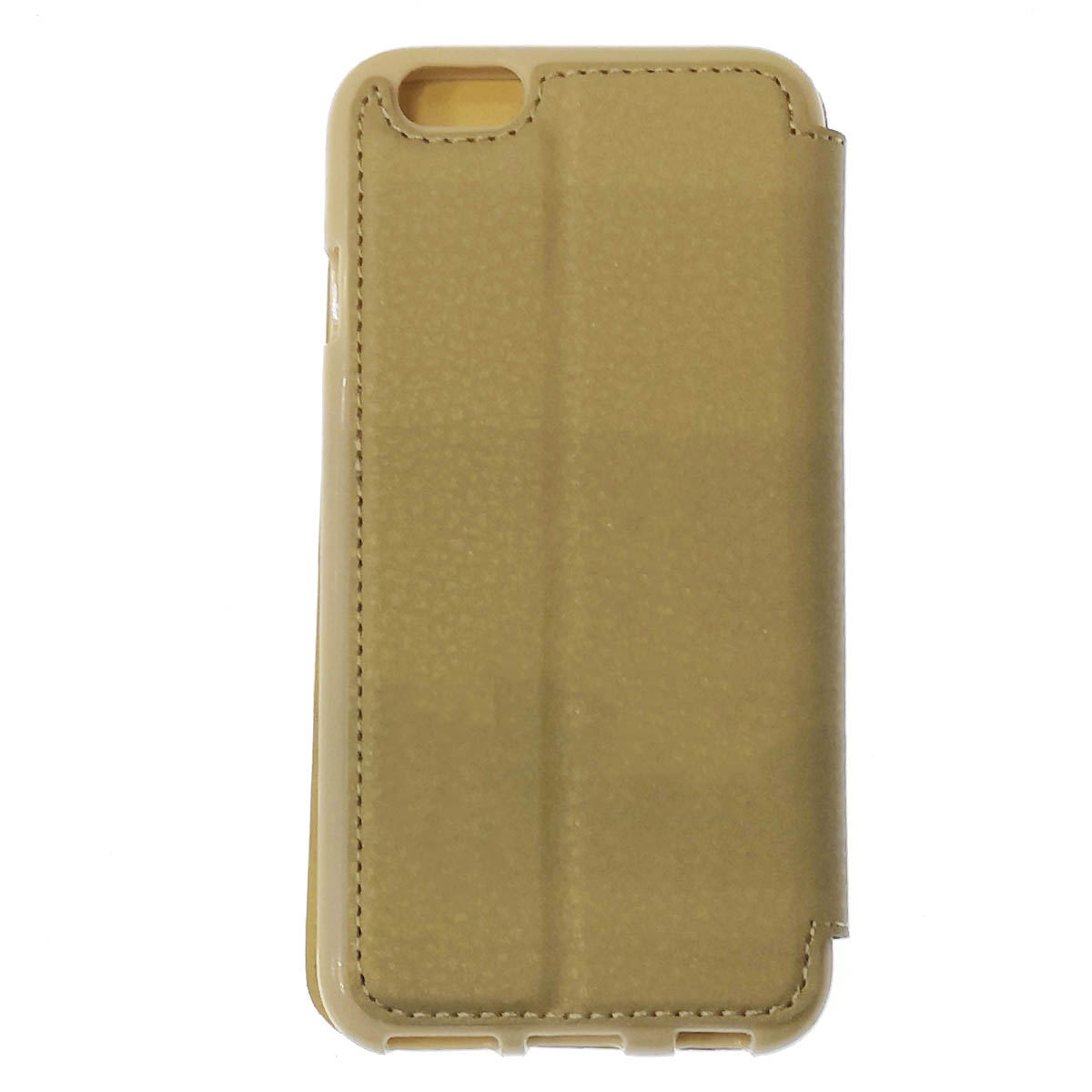 Чехол книжка BOOSTAR для APPLE iPhone 6, iPhone 6G, iPhone 6S, экокожа, визитница, цвет золотистый