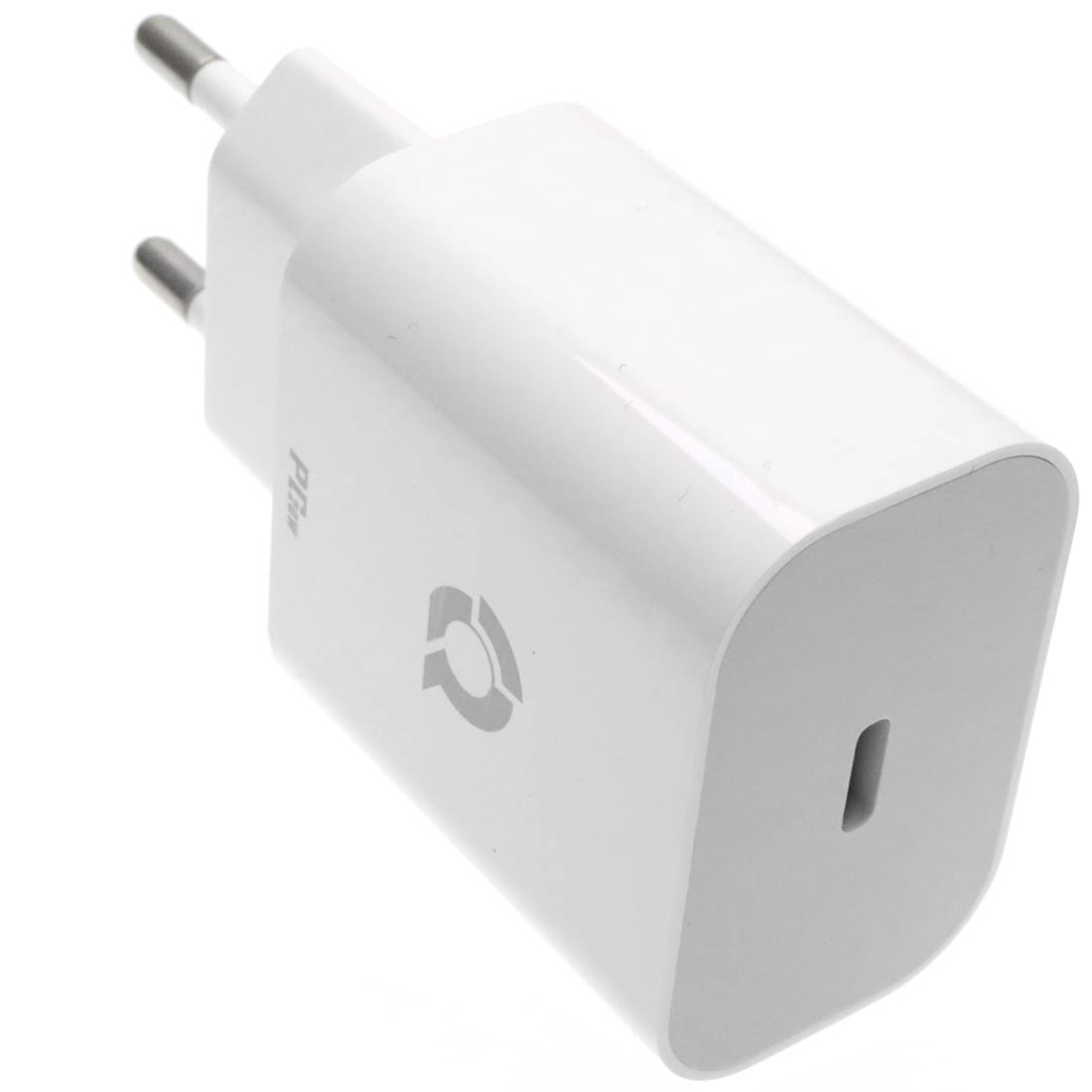 СЗУ (Сетевое зарядное устройство) QAYAN QHC-102 с кабелем USB Type C на USB Type C, PD20W, 1 USB Type C, длина 1 метр, цвет белый
