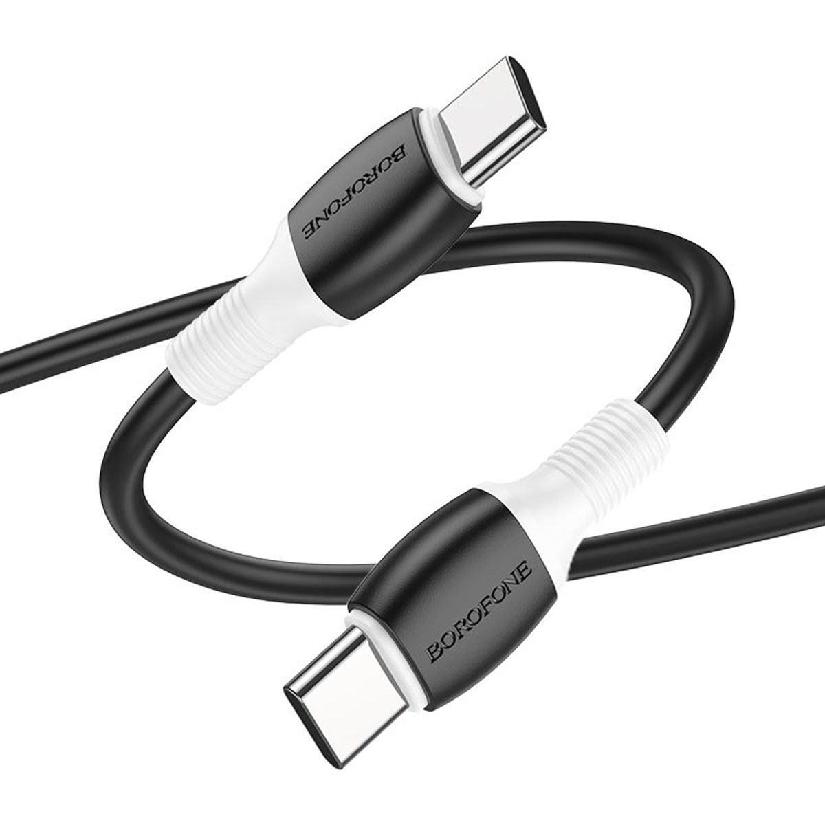 Кабель BOROFONE BX84 Rise USB Type C на USB Type C, 60W, длина 1 метр, цвет черный