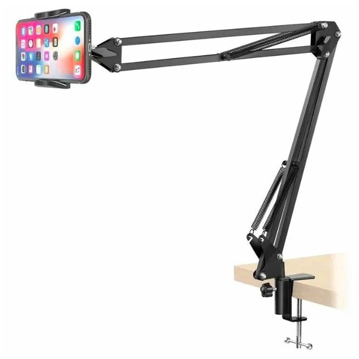 Настольный кронштейн стойка ISA NB-36 пантограф, цвет черный