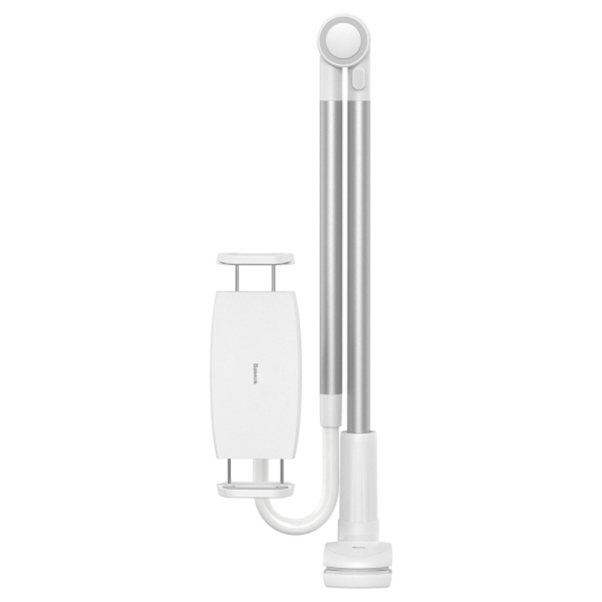 Настольная подставка, держатель BASEUS Otaku Life Rotary Adjustment Lazy SULR-B0S для телефона, смартфона, планшета, цвет серебристый (распродажа -50%)