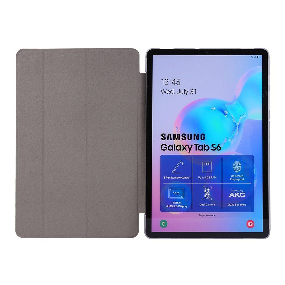 Чехол книжка Smart Case для SAMSUNG Galaxy Tab S6 (SM-T860, SM-T865), цвет черный