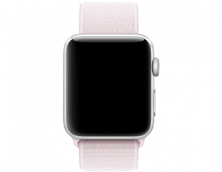 Ремешок для часов Apple Watch (38-40 мм), нейлон, цвет розовый
