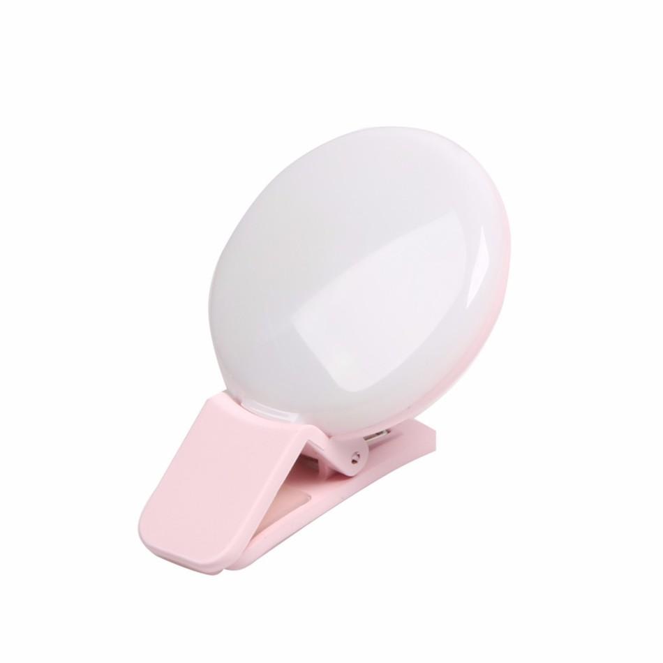 Led вспышка для селфи Mini Q, селфи кольцо цвет розовый | Последняя цена