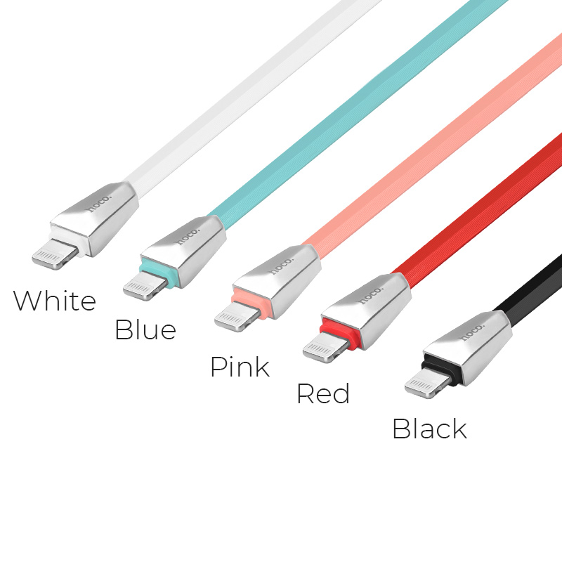 HOCO X4 Zinc Кабель USB APPLE Lightning 8-pin, длина 1.2 метра, цвет черный