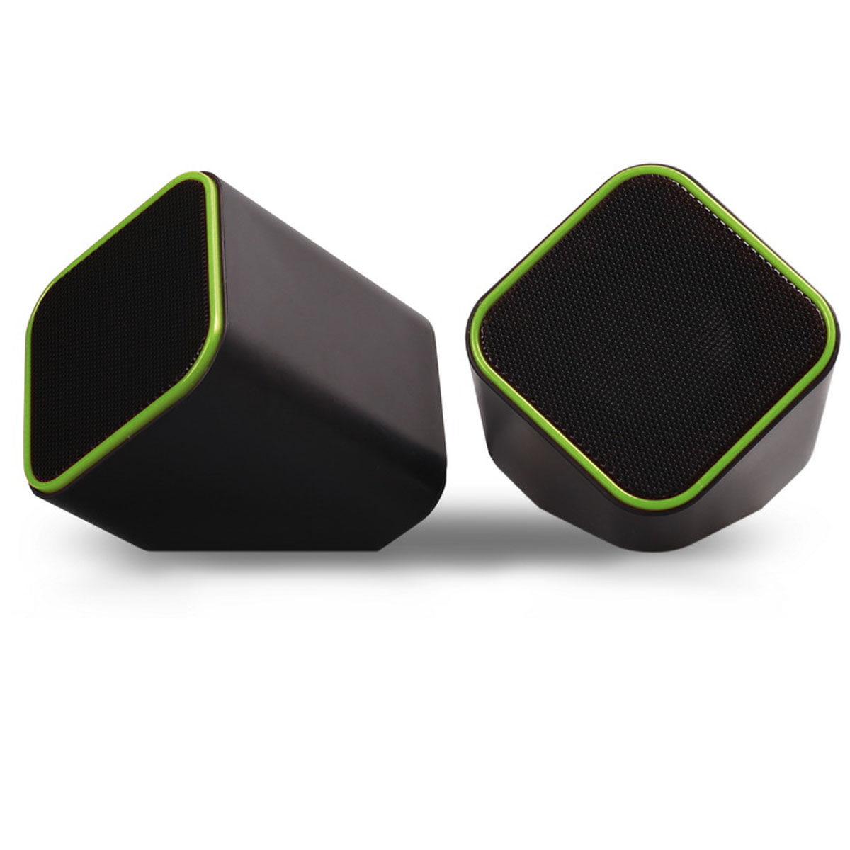 Акустическая система 2.0 SMARTBUY CUTE, 6W, цвет черно зеленый
