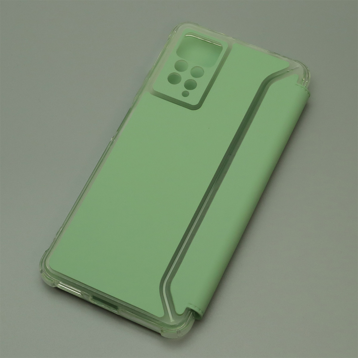 Чехол книжка для XIAOMI Redmi Note 11 Pro, Redmi Note 11 Pro 5G, экокожа, визитница, цвет светло фисташковый
