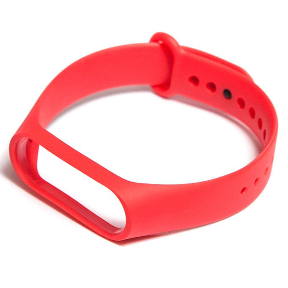 Ремешок на запястье, браслет для XIAOMI Mi Band 3, 4, силикон, цвет красный