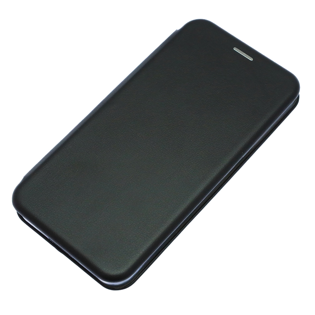 Чехол книжка STYLISH для Realme 15T, силикон, экокожа, визитница, цвет черный