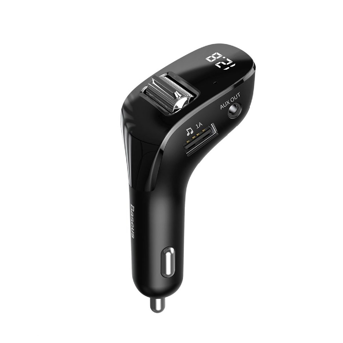 АЗУ (Автомобильное зарядное устройство) Baseus Streamer F40, AUX, Wireless MP3, Bluetooth аудио трансмиттер, цвет черный (распродажа -50%)