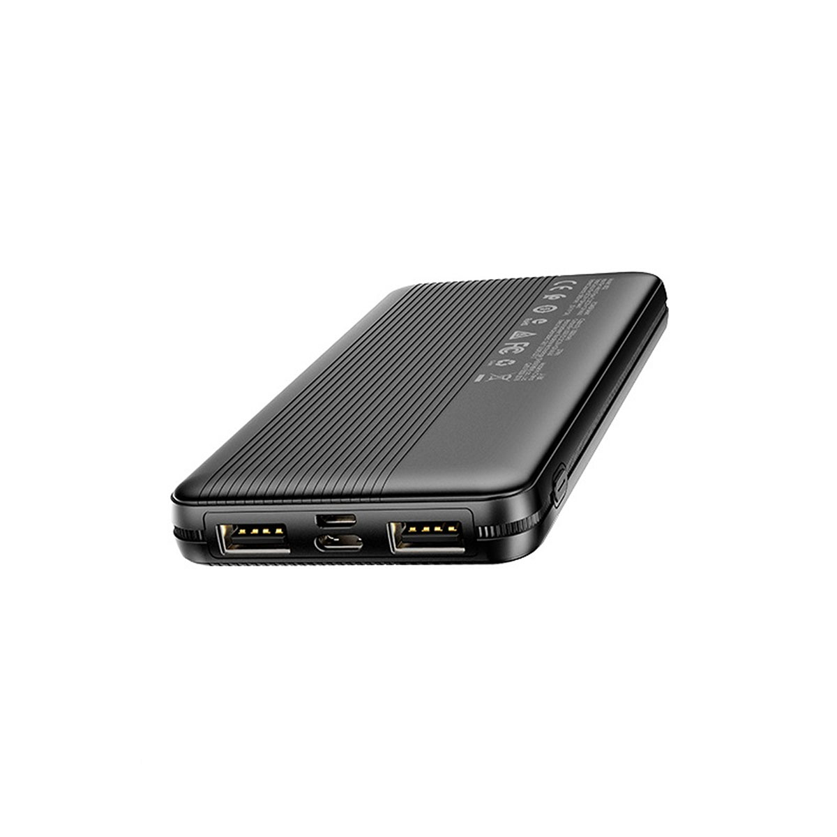 Внешний портативный аккумулятор, Power Bank BOROFONE BT32 Precious, 10000 mAh, цвет черный (распродажа -50%)