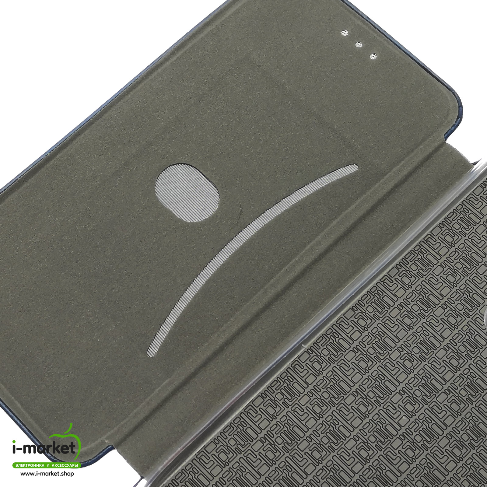 Чехол книжка LIZARD для SAMSUNG Galaxy A50 (SM-A505), A30S (SM-A307), A50S (SM-A507), экокожа, визитница, цвет темно синий