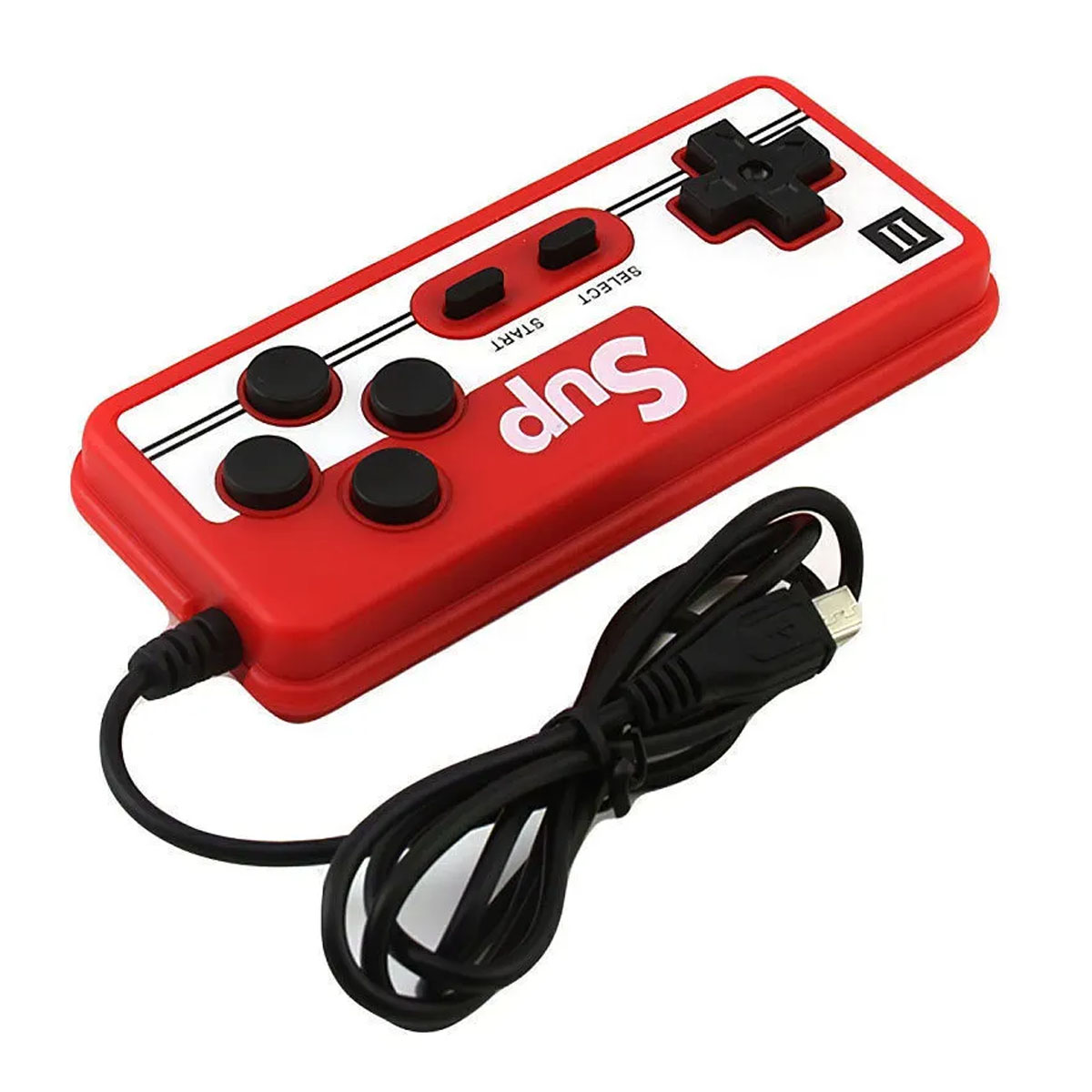 Портативная игровая приставка SUP GAME BOX PLUS 400 игр в 1, с джойстиком, цвет синий (распродажа -50%)