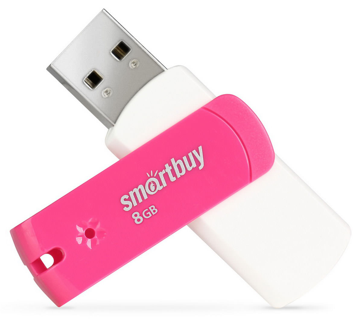 Флешка 8GB SMARTBUY Diamond SB8GBDP, USB 2.0, цвет розовый
