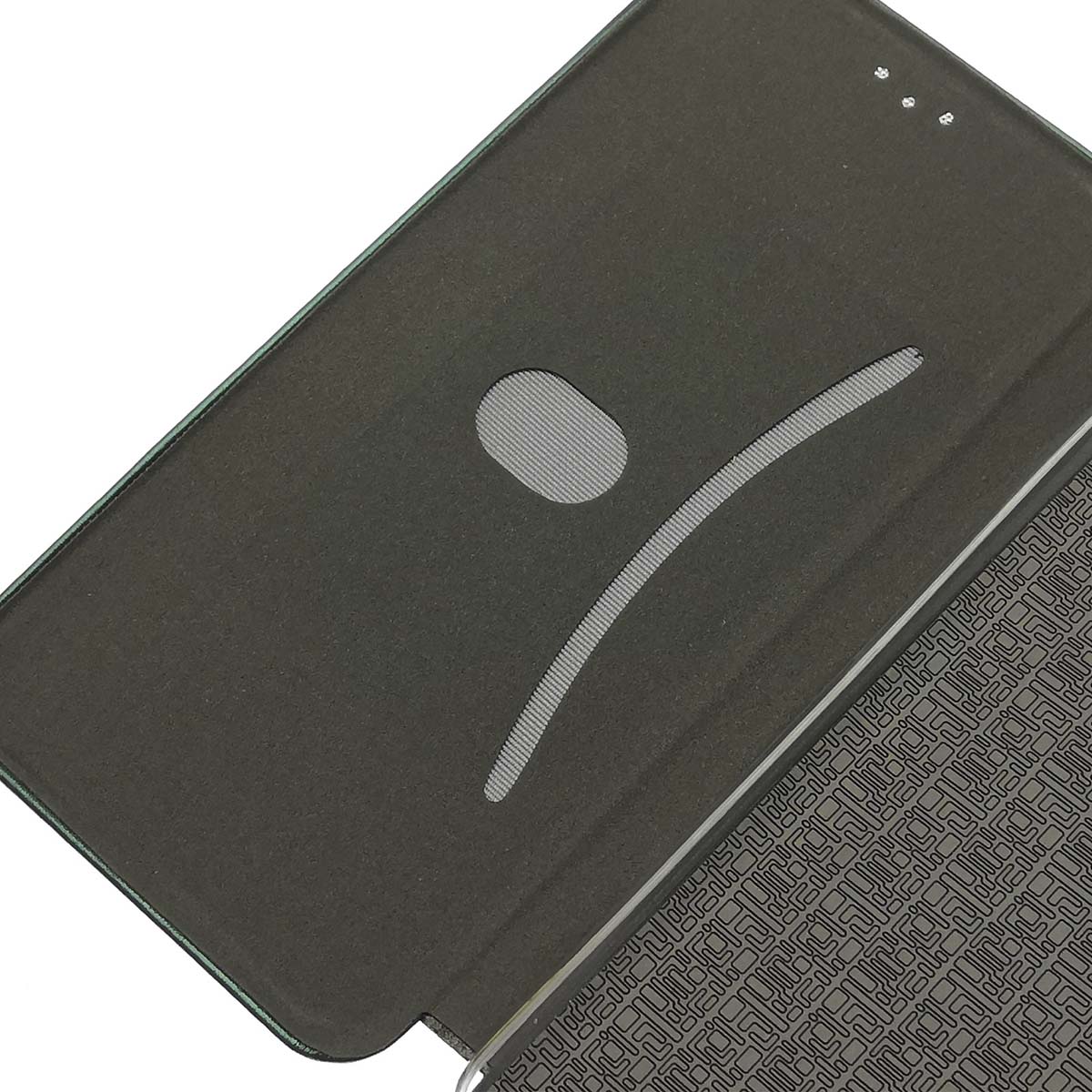 Чехол книжка STYLISH для SAMSUNG Galaxy M51 (SM-M515), экокожа, визитница, цвет темно зеленый