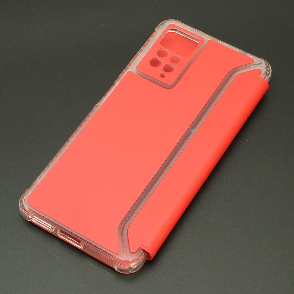 Чехол книжка для XIAOMI Redmi Note 11 Pro, Redmi Note 11 Pro 5G, экокожа, визитница, цвет красный