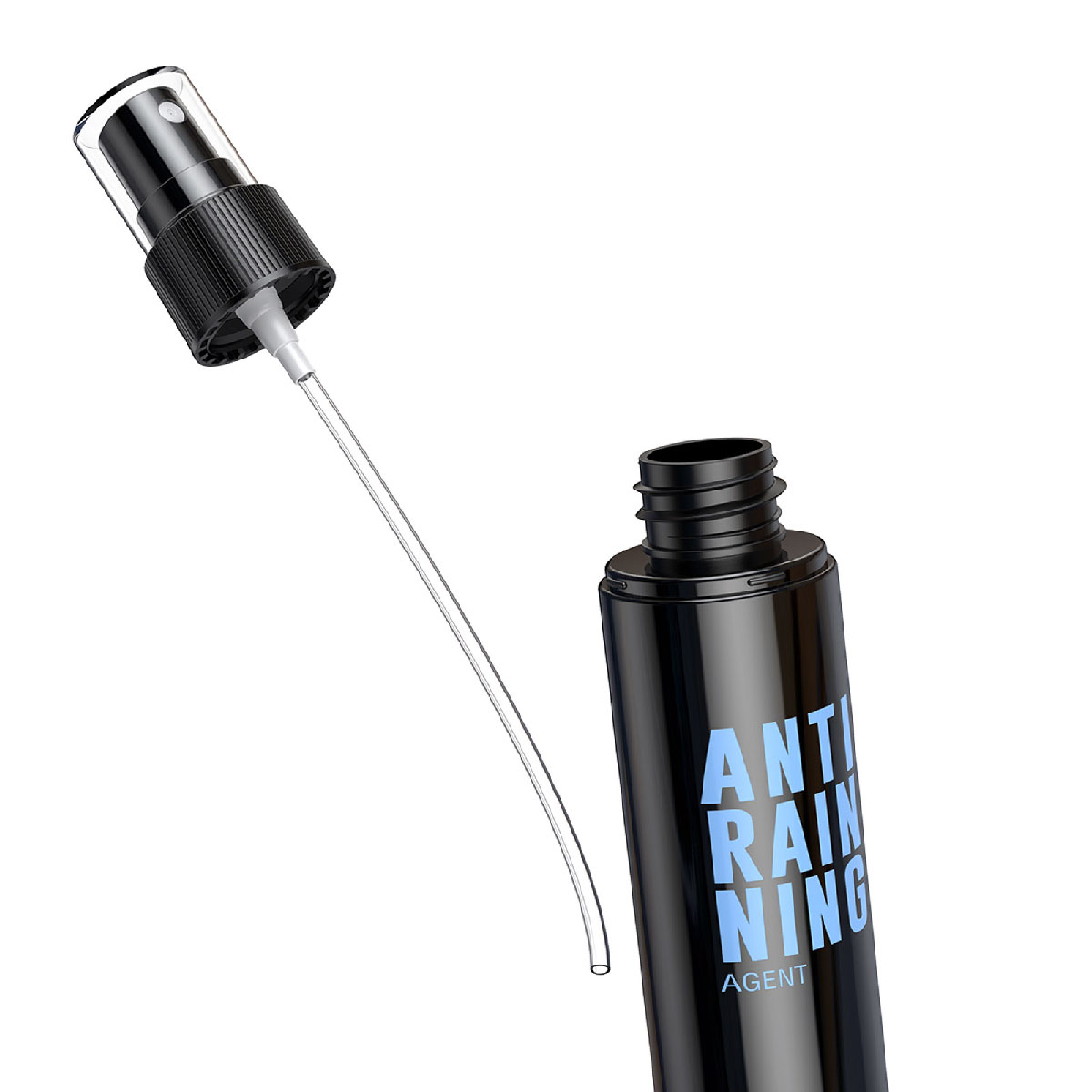 BASEUS ACFYJ-01 спрей антидождь для защиты автомобильного стекла от дождя, предотвращает конденсацию воды на стекле RAINPROOF AGENT, цвет упаковки черный.