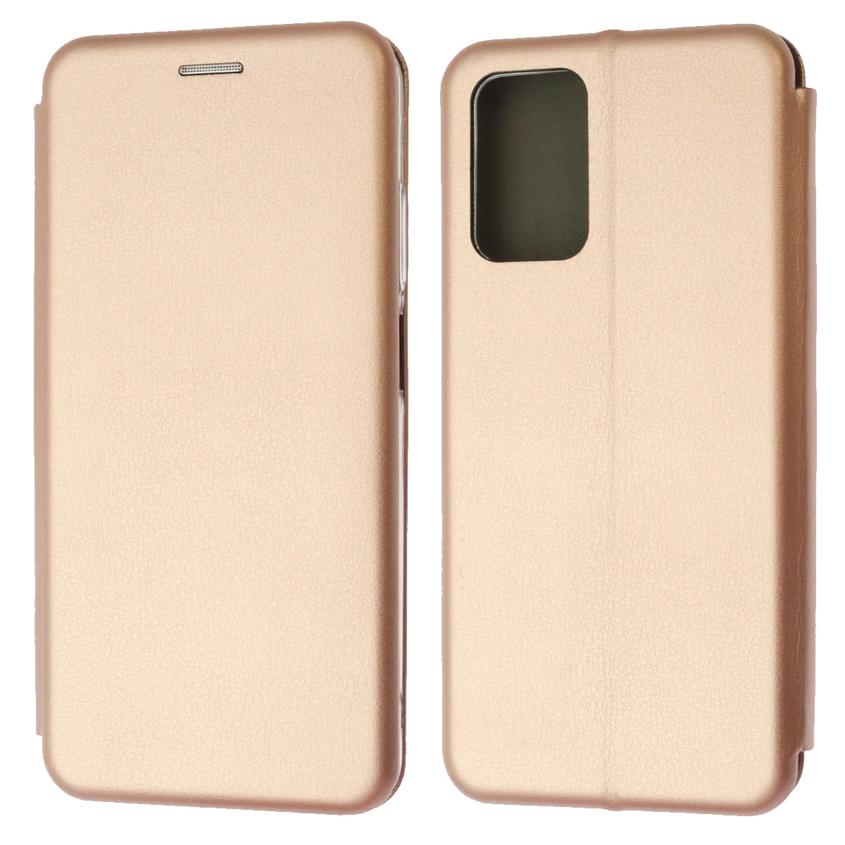 Чехол книжка STYLISH для XIAOMI Redmi 10 (2021), Redmi 10 (2022), экокожа, визитница, цвет розовое золото