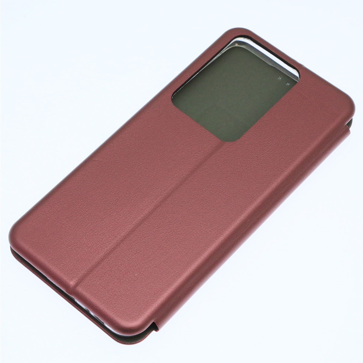 Чехол книжка STYLISH для ITEL Vision 3 Plus (P682LPN), экокожа, визитница, цвет бордовый