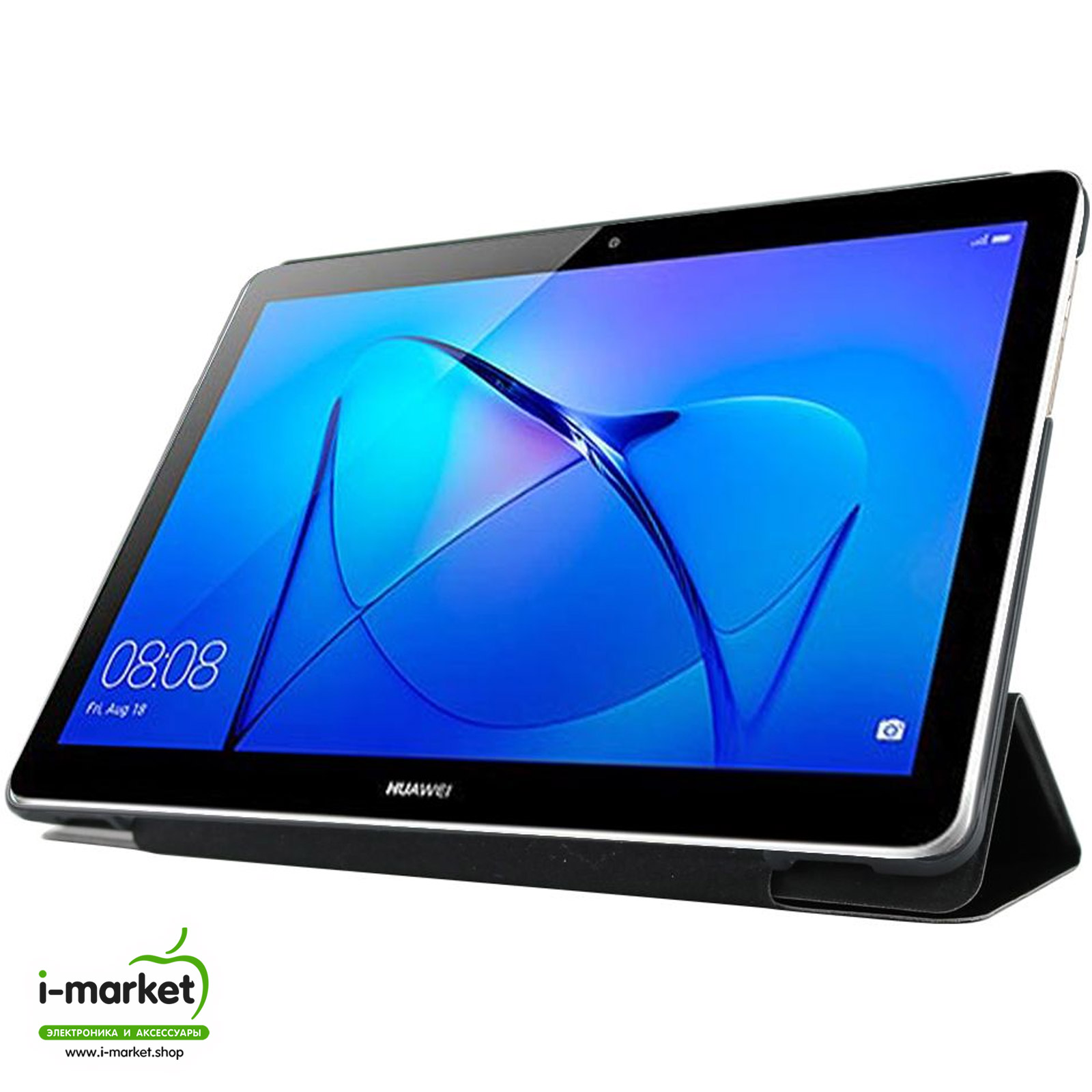 Чехол книжка iRidium для HUAWEI MediaPad T3 10, (AGS-L09), диагональ 9.6", цвет черный