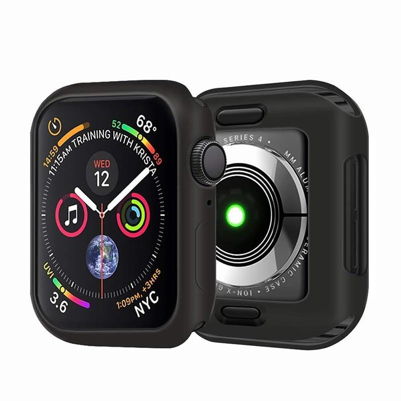 Чехол для APPLE Watch 1, 2, 3, 42 мм, силикон, мягкий, цвет розовый.