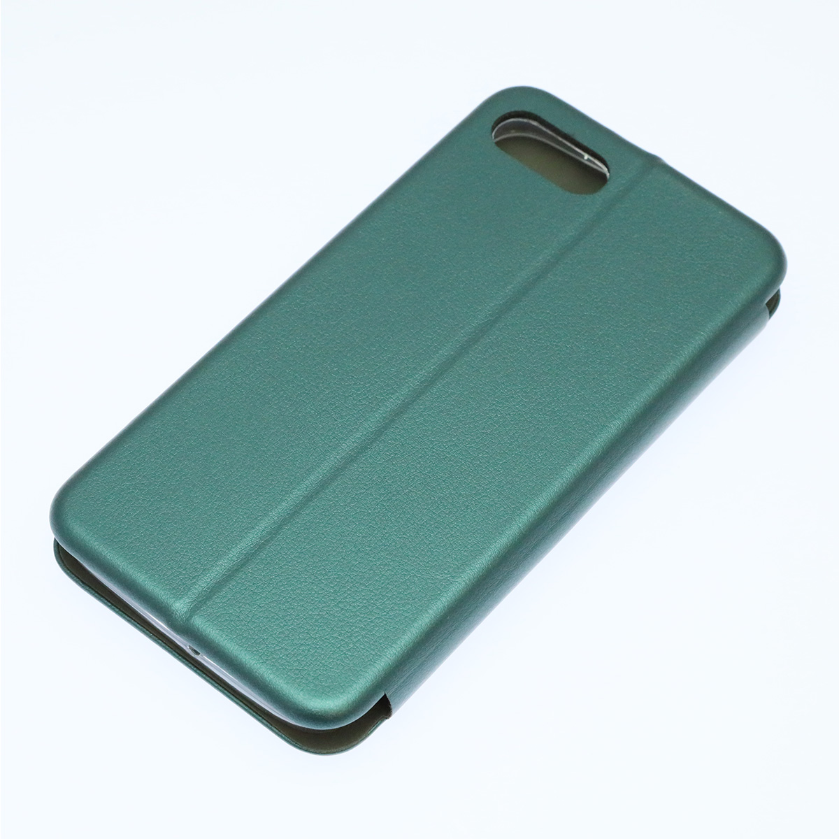 Чехол книжка STYLISH для ITEL A25 (L5002), экокожа, визитница, цвет темно зеленый