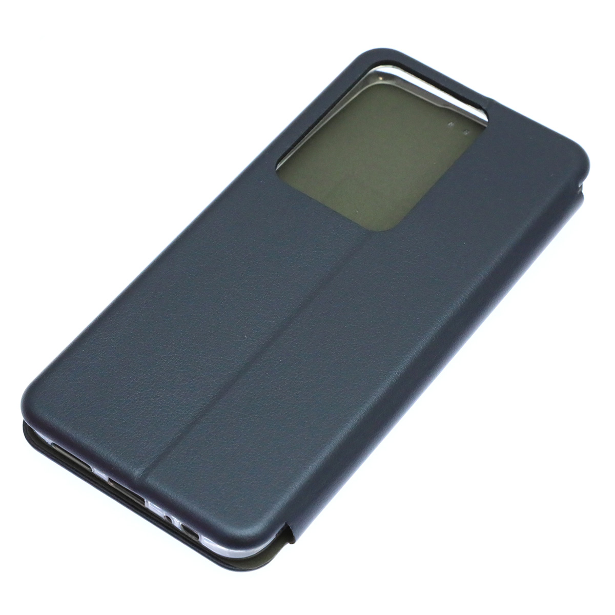 Чехол книжка STYLISH для ITEL Vision 3 Plus (P682LPN), экокожа, визитница, цвет темно синий