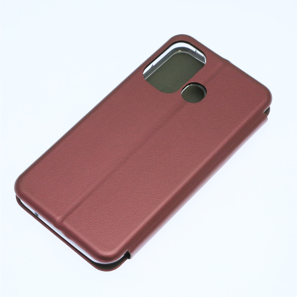 Чехол книжка STYLISH для ITEL A27 (A551), экокожа, визитница, цвет бордовый
