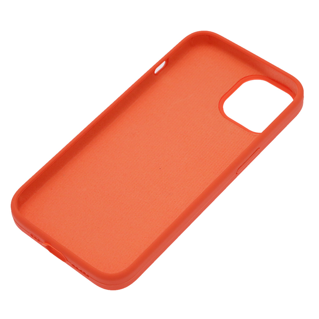 Чехол накладка Silicon Case для APPLE iPhone 14 (6.1"), силикон, бархат, цвет оранжевый