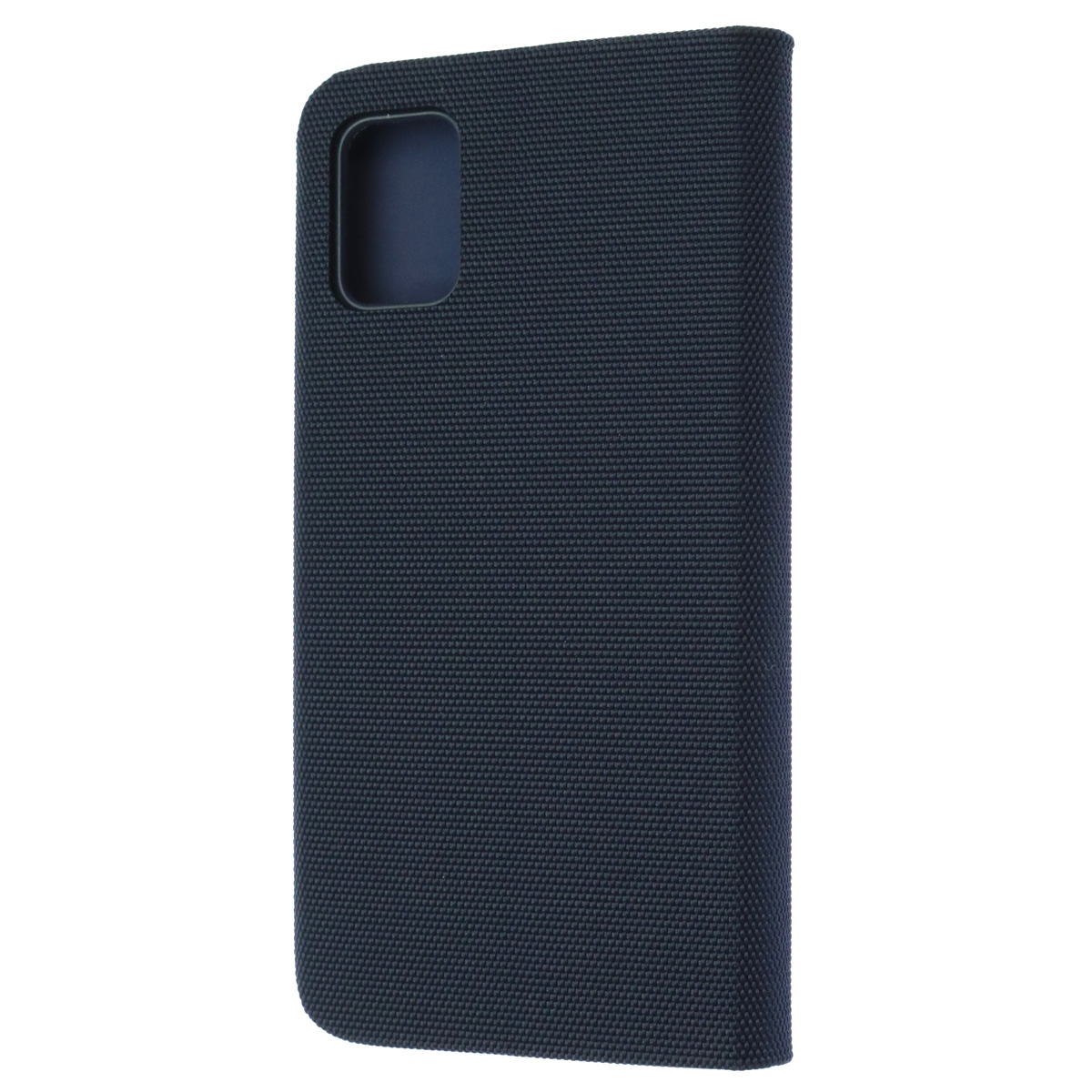 Чехол книжка MESH для SAMSUNG Galaxy A51 (SM-A515F), текстиль, силикон, бархат, визитница, цвет темно синий