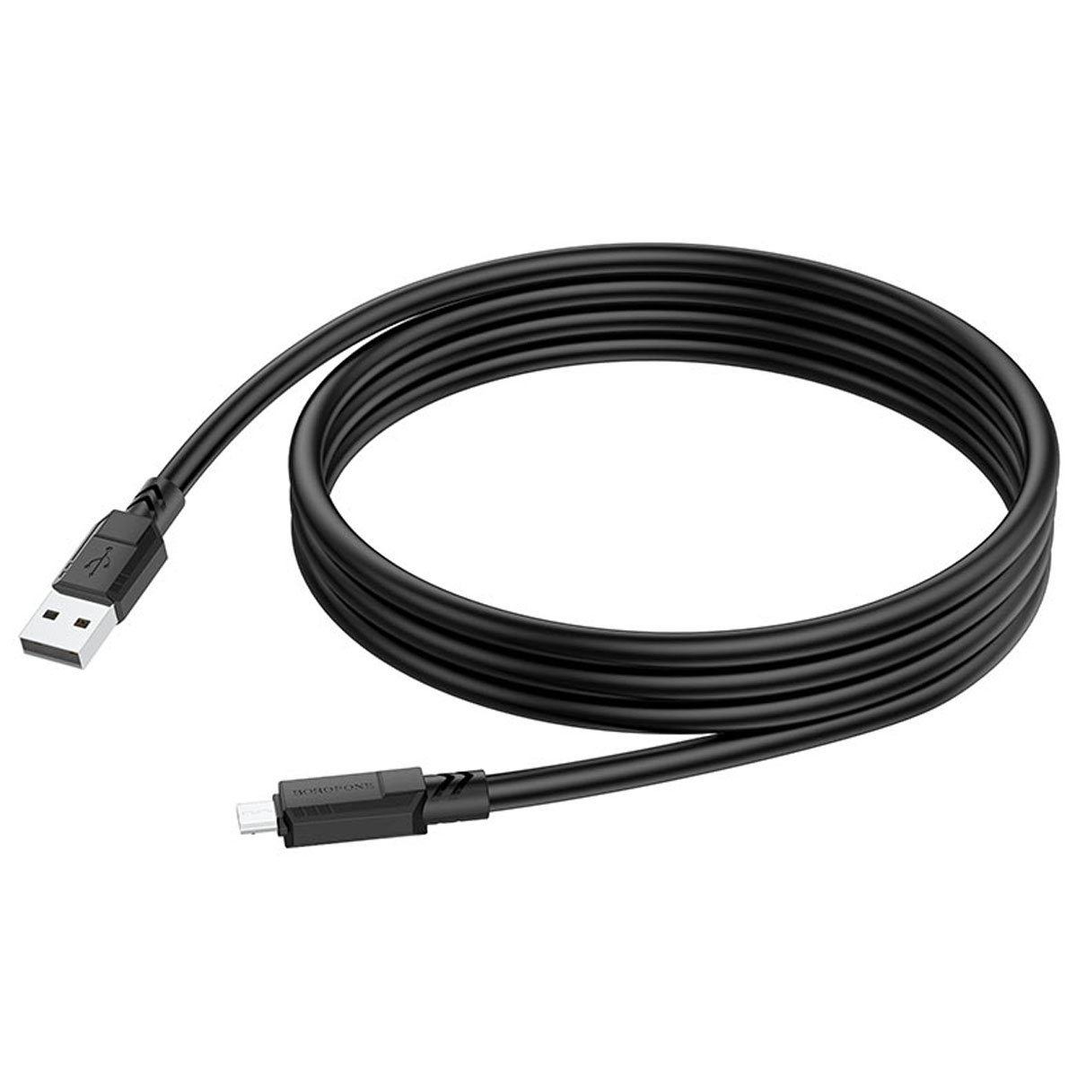 Кабель BOROFONE BX81 Goodway Micro USB, 2.4A, длина 1 метр, цвет черный