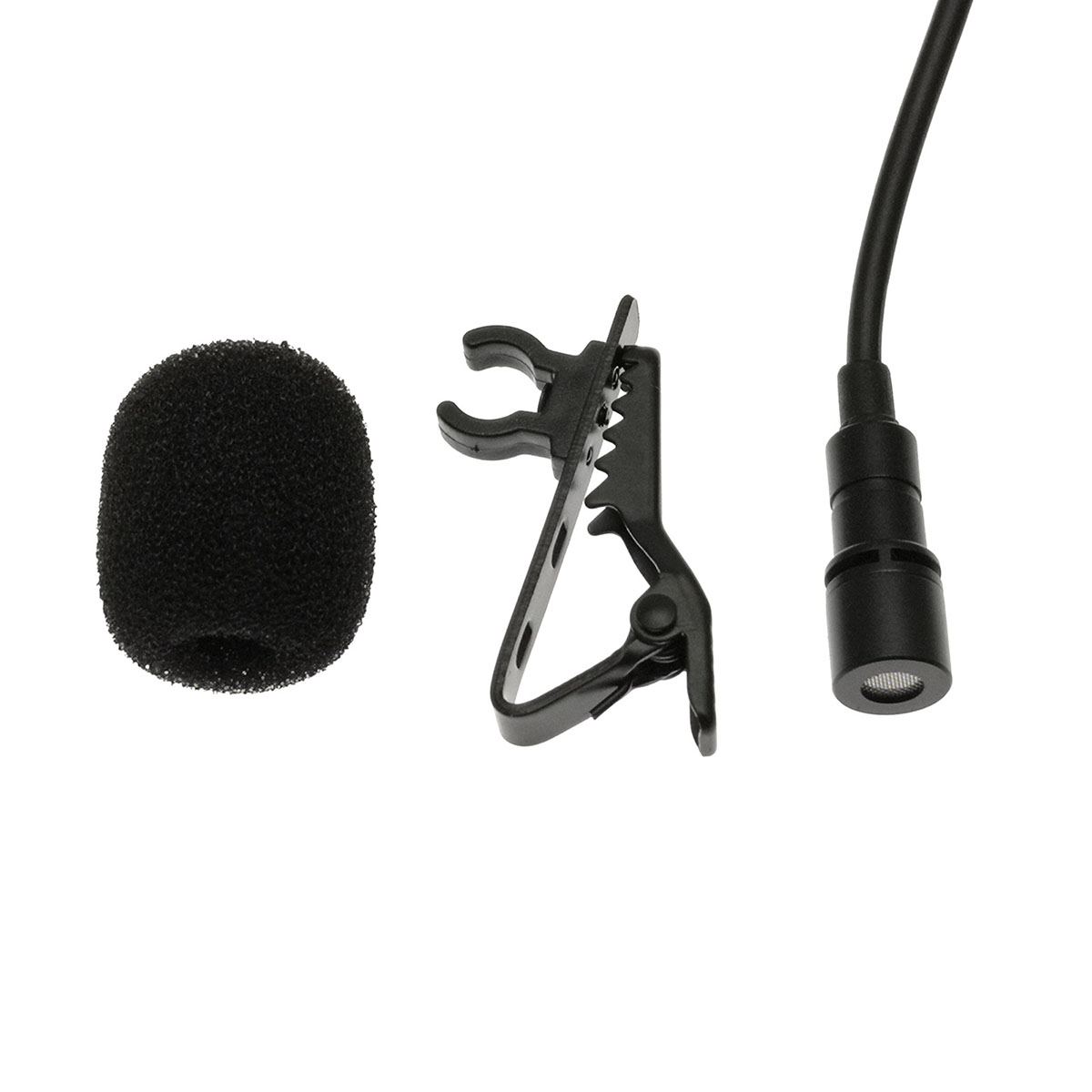 Микрофон на прищепке (петличка) JH-043 Lavalier MicroPhone, цвет черный (уценка)